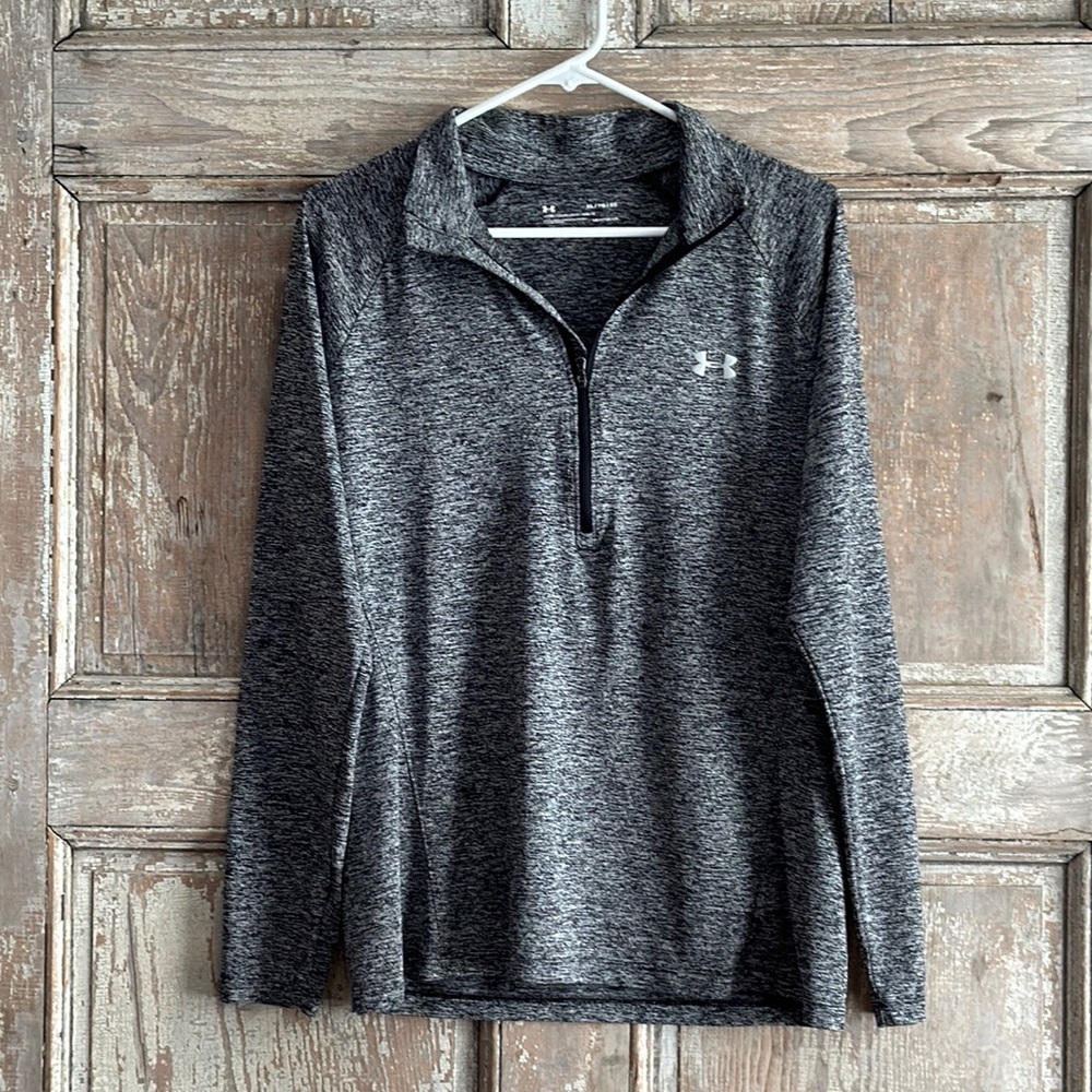 Under Armour, three-quarter zip pull over
